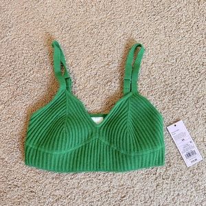 Brand New Green Wild Fable Crop Top